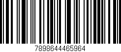 Código de barras (EAN, GTIN, SKU, ISBN): '7898644465964'
