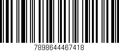 Código de barras (EAN, GTIN, SKU, ISBN): '7898644467418'