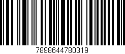 Código de barras (EAN, GTIN, SKU, ISBN): '7898644780319'