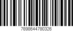 Código de barras (EAN, GTIN, SKU, ISBN): '7898644780326'