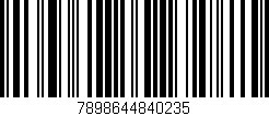 Código de barras (EAN, GTIN, SKU, ISBN): '7898644840235'