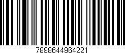 Código de barras (EAN, GTIN, SKU, ISBN): '7898644964221'