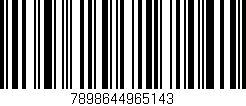 Código de barras (EAN, GTIN, SKU, ISBN): '7898644965143'