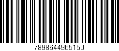 Código de barras (EAN, GTIN, SKU, ISBN): '7898644965150'