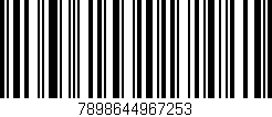 Código de barras (EAN, GTIN, SKU, ISBN): '7898644967253'