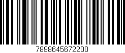 Código de barras (EAN, GTIN, SKU, ISBN): '7898645672200'