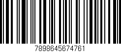 Código de barras (EAN, GTIN, SKU, ISBN): '7898645674761'