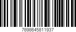 Código de barras (EAN, GTIN, SKU, ISBN): '7898645811937'