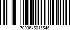 Código de barras (EAN, GTIN, SKU, ISBN): '7898645815546'