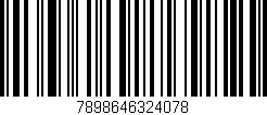 Código de barras (EAN, GTIN, SKU, ISBN): '7898646324078'