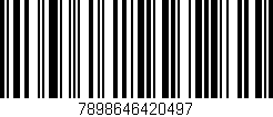 Código de barras (EAN, GTIN, SKU, ISBN): '7898646420497'