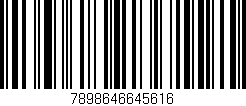 Código de barras (EAN, GTIN, SKU, ISBN): '7898646645616'