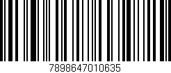 Código de barras (EAN, GTIN, SKU, ISBN): '7898647010635'