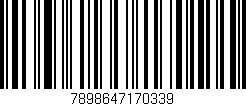 Código de barras (EAN, GTIN, SKU, ISBN): '7898647170339'