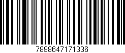 Código de barras (EAN, GTIN, SKU, ISBN): '7898647171336'