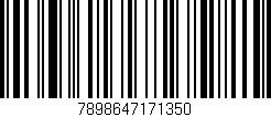 Código de barras (EAN, GTIN, SKU, ISBN): '7898647171350'
