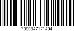 Código de barras (EAN, GTIN, SKU, ISBN): '7898647171404'