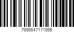 Código de barras (EAN, GTIN, SKU, ISBN): '7898647171886'