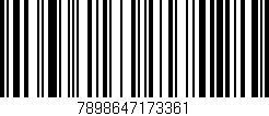 Código de barras (EAN, GTIN, SKU, ISBN): '7898647173361'
