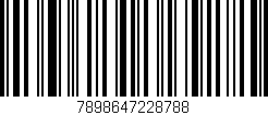 Código de barras (EAN, GTIN, SKU, ISBN): '7898647228788'