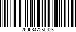 Código de barras (EAN, GTIN, SKU, ISBN): '7898647350335'