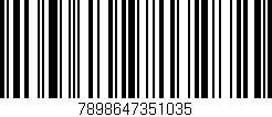 Código de barras (EAN, GTIN, SKU, ISBN): '7898647351035'