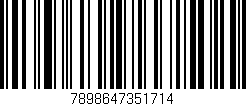 Código de barras (EAN, GTIN, SKU, ISBN): '7898647351714'