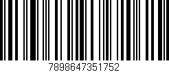 Código de barras (EAN, GTIN, SKU, ISBN): '7898647351752'