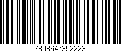 Código de barras (EAN, GTIN, SKU, ISBN): '7898647352223'
