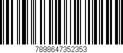 Código de barras (EAN, GTIN, SKU, ISBN): '7898647352353'