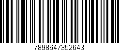 Código de barras (EAN, GTIN, SKU, ISBN): '7898647352643'