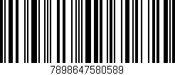 Código de barras (EAN, GTIN, SKU, ISBN): '7898647580589'