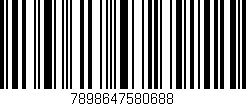 Código de barras (EAN, GTIN, SKU, ISBN): '7898647580688'