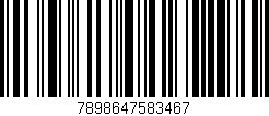 Código de barras (EAN, GTIN, SKU, ISBN): '7898647583467'