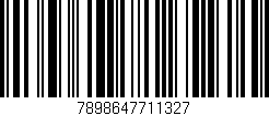 Código de barras (EAN, GTIN, SKU, ISBN): '7898647711327'