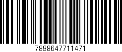 Código de barras (EAN, GTIN, SKU, ISBN): '7898647711471'