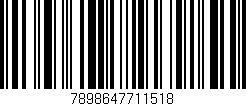 Código de barras (EAN, GTIN, SKU, ISBN): '7898647711518'
