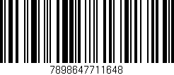 Código de barras (EAN, GTIN, SKU, ISBN): '7898647711648'