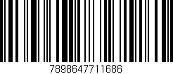 Código de barras (EAN, GTIN, SKU, ISBN): '7898647711686'