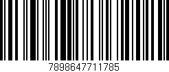 Código de barras (EAN, GTIN, SKU, ISBN): '7898647711785'