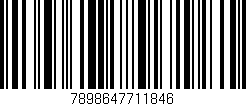 Código de barras (EAN, GTIN, SKU, ISBN): '7898647711846'
