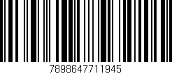 Código de barras (EAN, GTIN, SKU, ISBN): '7898647711945'
