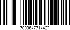 Código de barras (EAN, GTIN, SKU, ISBN): '7898647714427'