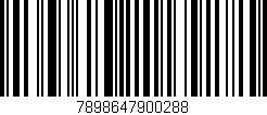Código de barras (EAN, GTIN, SKU, ISBN): '7898647900288'