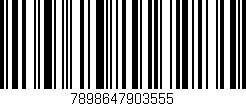 Código de barras (EAN, GTIN, SKU, ISBN): '7898647903555'
