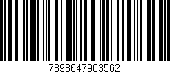 Código de barras (EAN, GTIN, SKU, ISBN): '7898647903562'