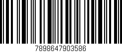 Código de barras (EAN, GTIN, SKU, ISBN): '7898647903586'