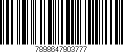 Código de barras (EAN, GTIN, SKU, ISBN): '7898647903777'