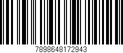 Código de barras (EAN, GTIN, SKU, ISBN): '7898648172943'