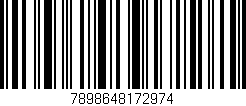 Código de barras (EAN, GTIN, SKU, ISBN): '7898648172974'